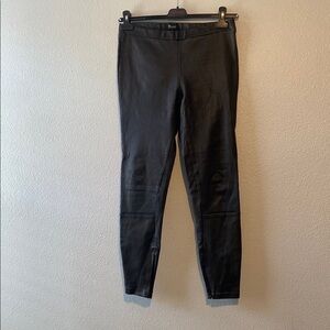 Madewell leather skinny pants